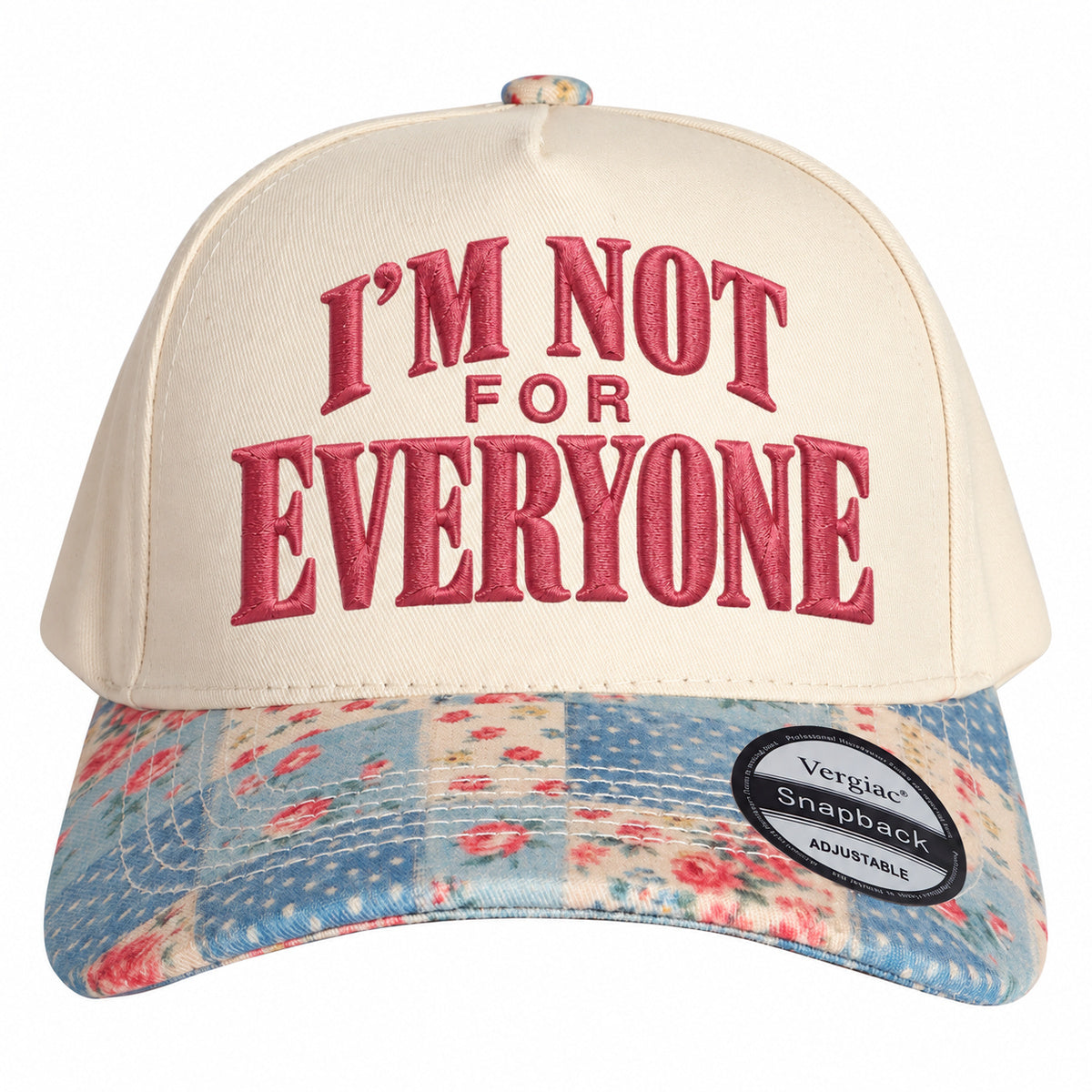Im Not For Everyone Vintage 5-Panel Trucker Hat