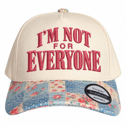 Im Not For Everyone Vintage 5-Panel Trucker Hat