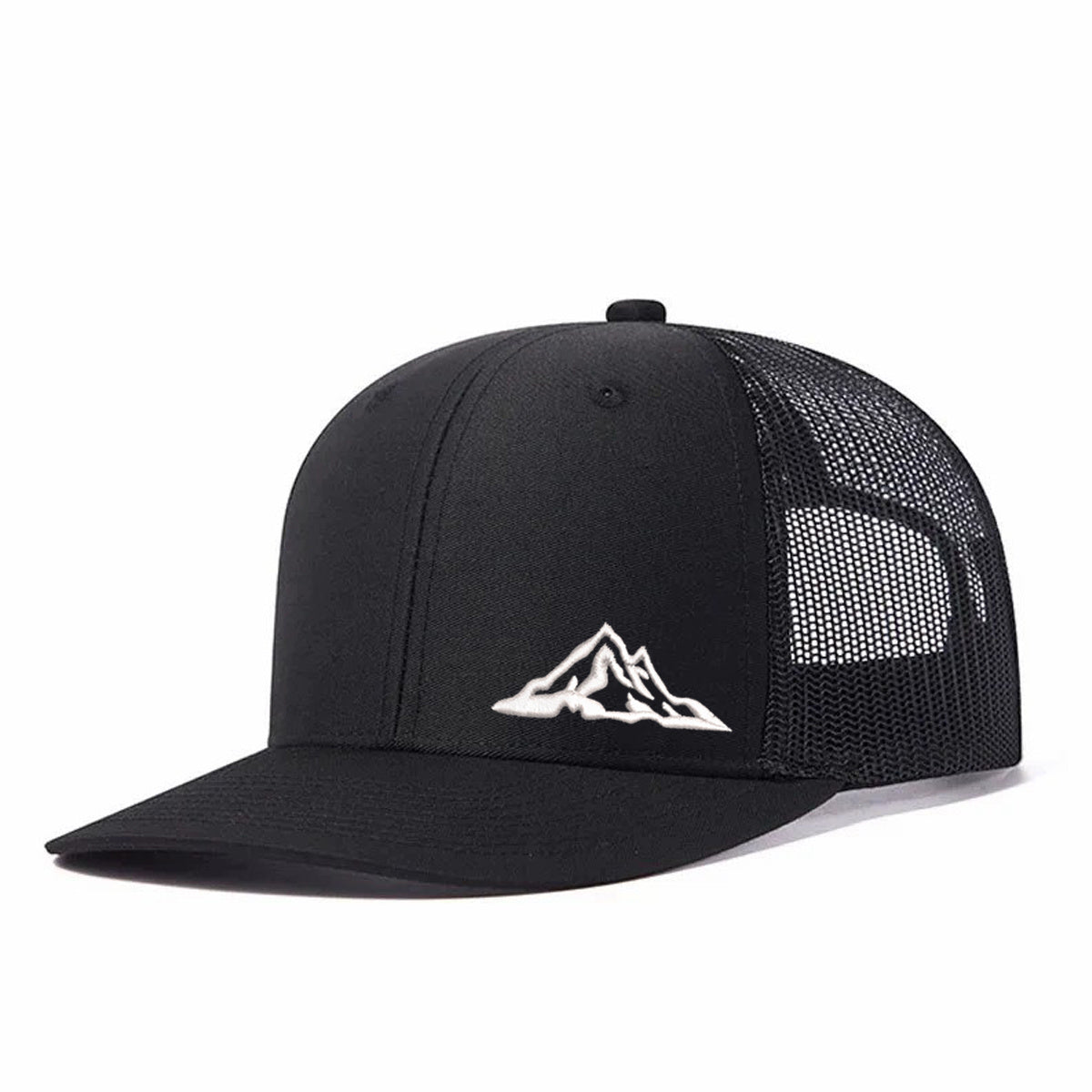 Snowy Mountain Embroidered Trucker Hat / Mesh Cap