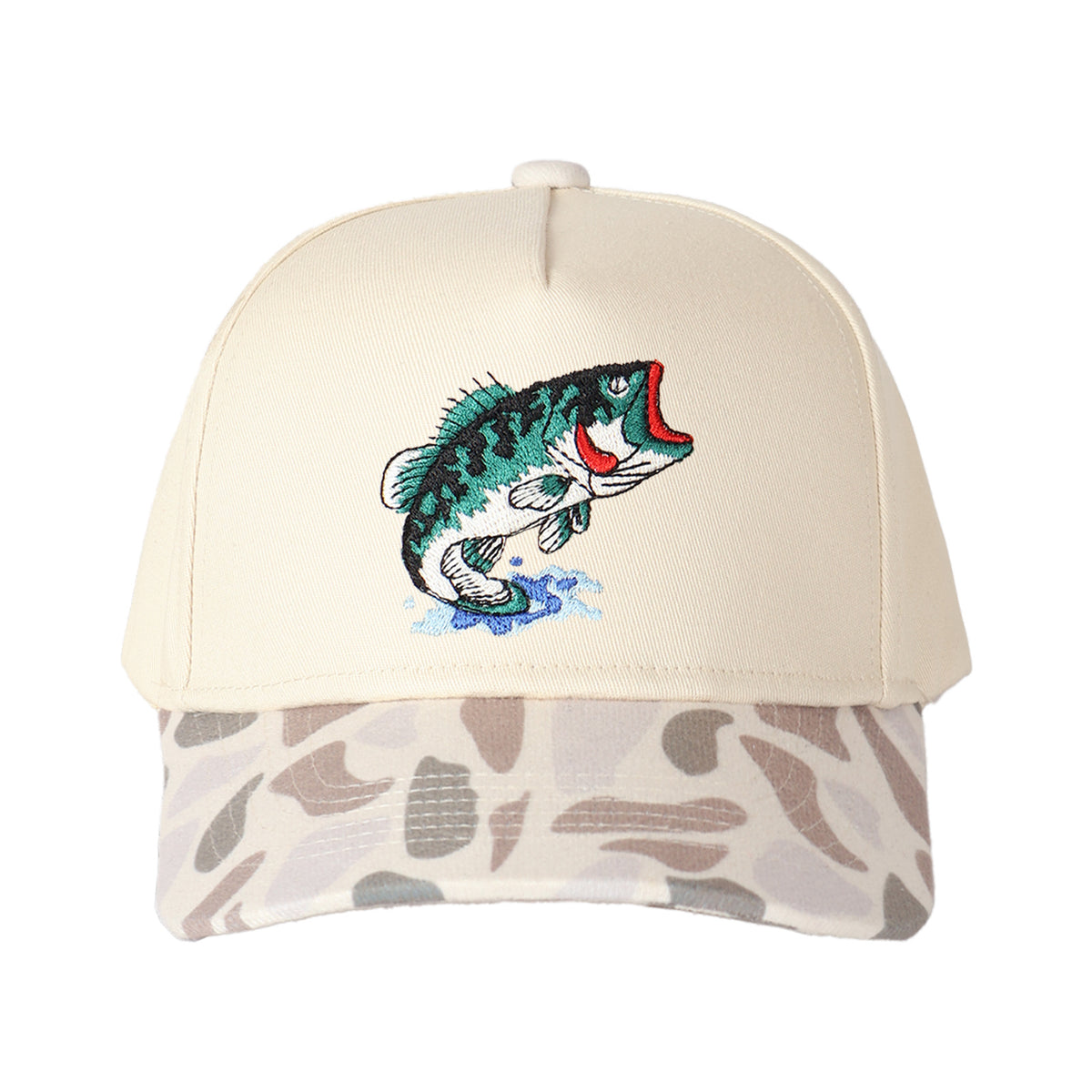 Largemouth Bass Embroidered Trucker Hat