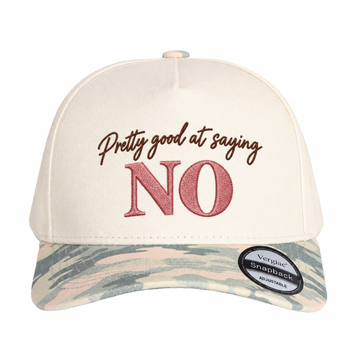 Pretty Good At Saying No 5-Panel Trucker Hat
