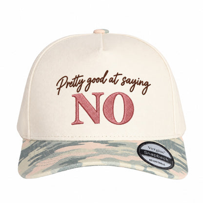 Pretty Good At Saying No 5-Panel Trucker Hat