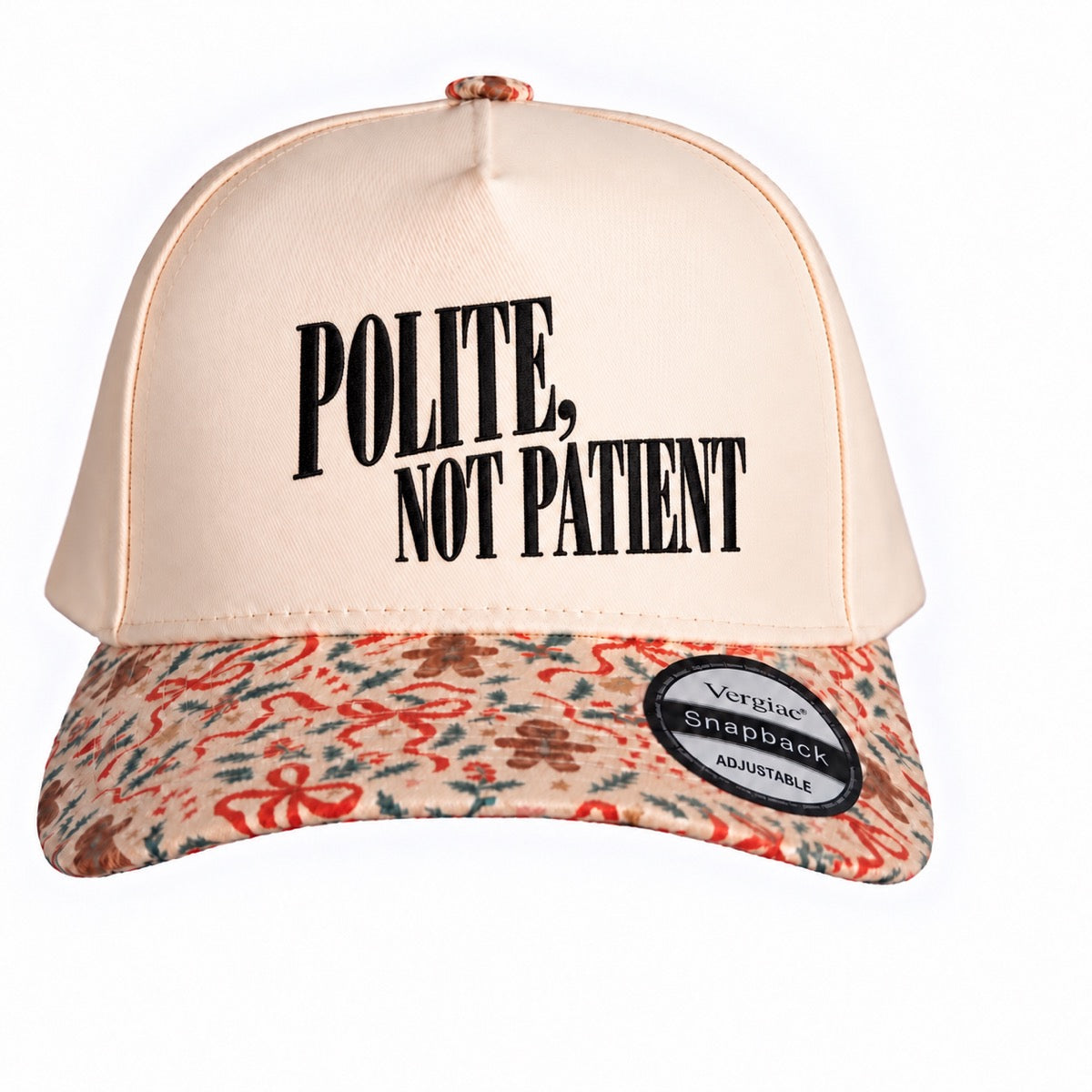 Polite, Not Patient 5-Panel Trucker Hat