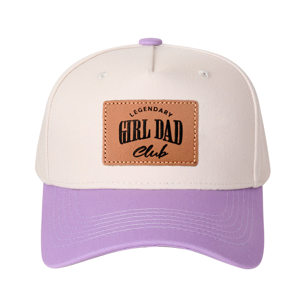 Legendary Girl Dad Club Leather Patch Trucker Hat