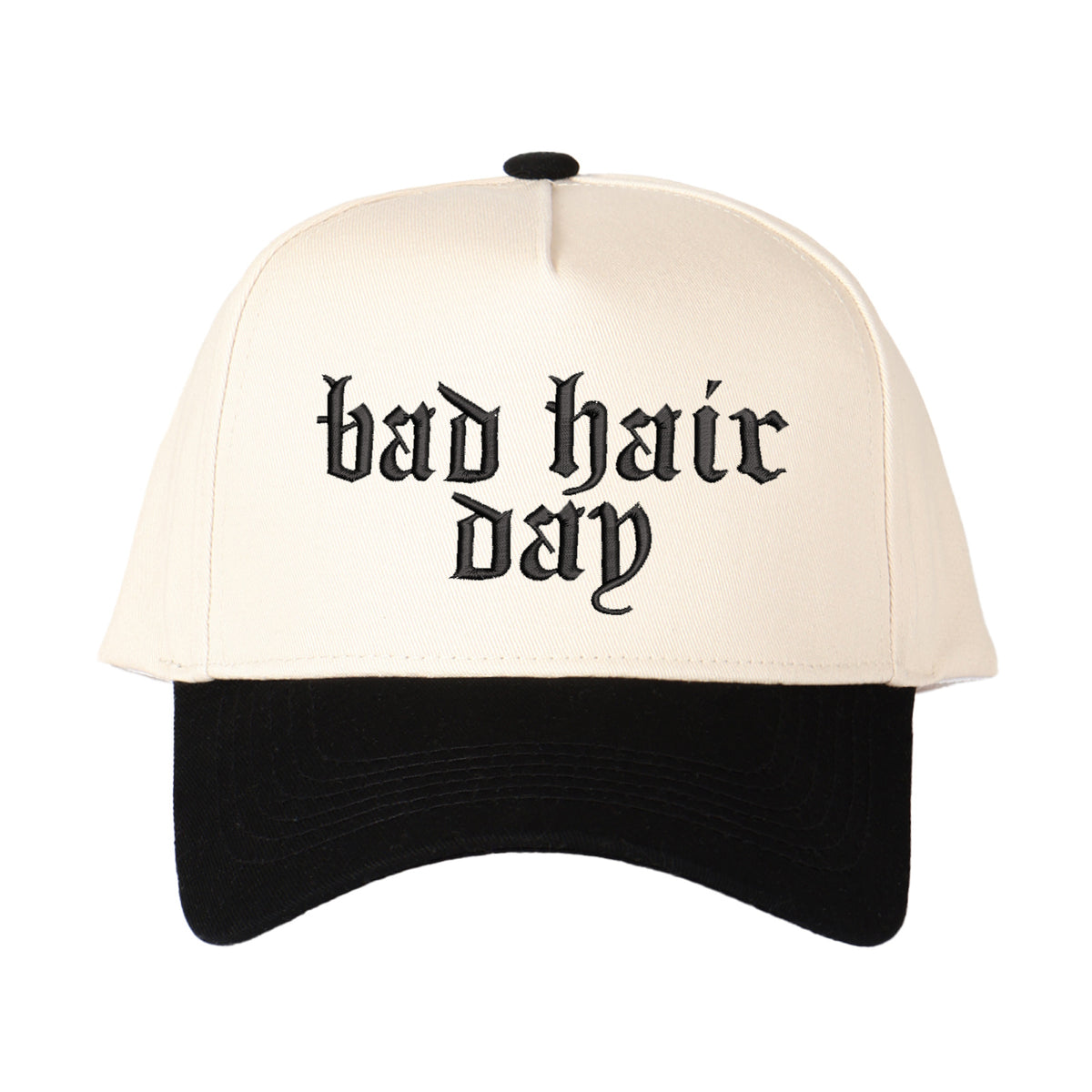 Gothic Bad Hair Day Embroidered Trucker Hat