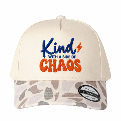 5-Panel Embroidered Cotton Trucker Hat with Printed Brim and Structured Front, Adjustable Unisex Baseball Cap, 1 Piece