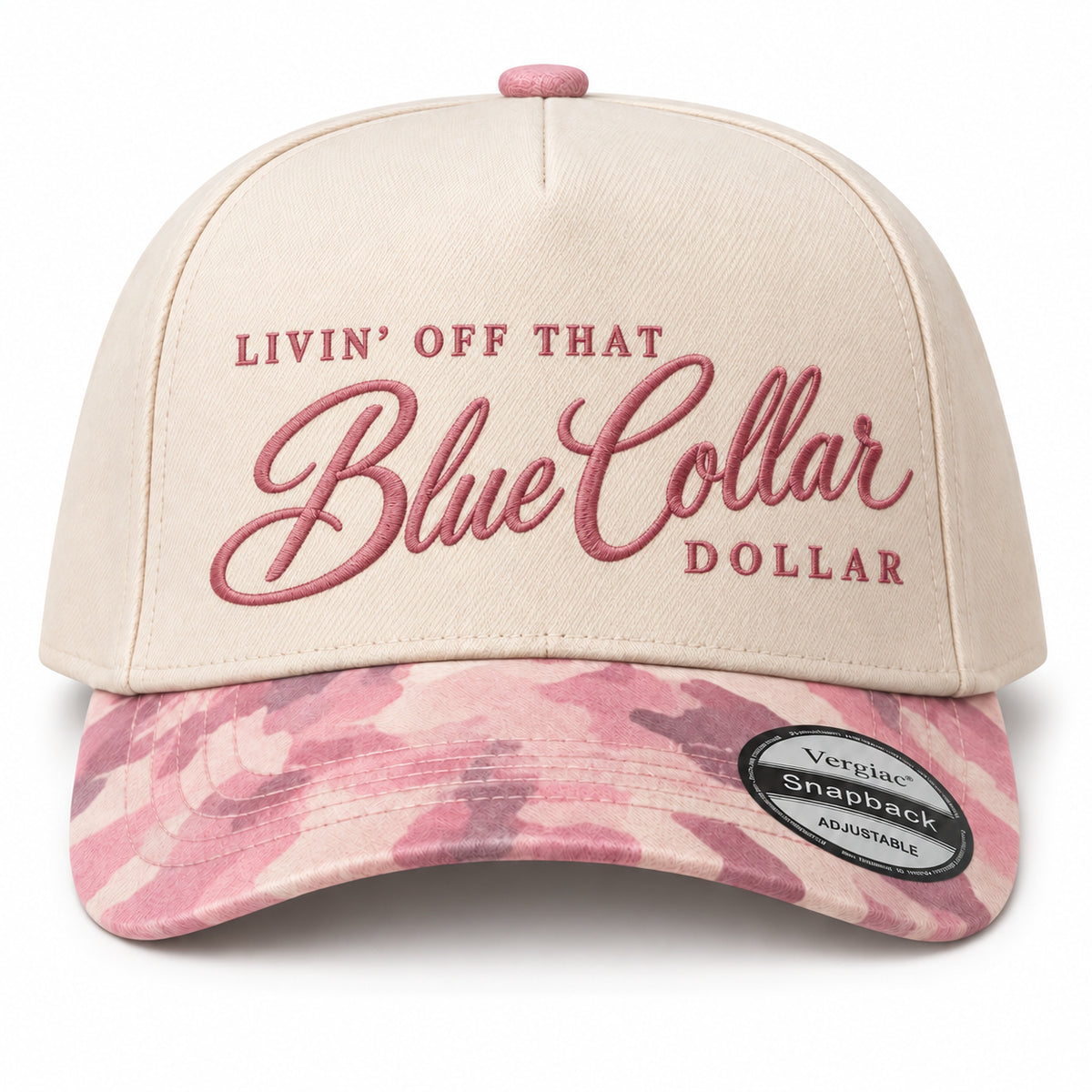 Livin Off That Blue Collar Dollar 5-Panel Trucker Hat