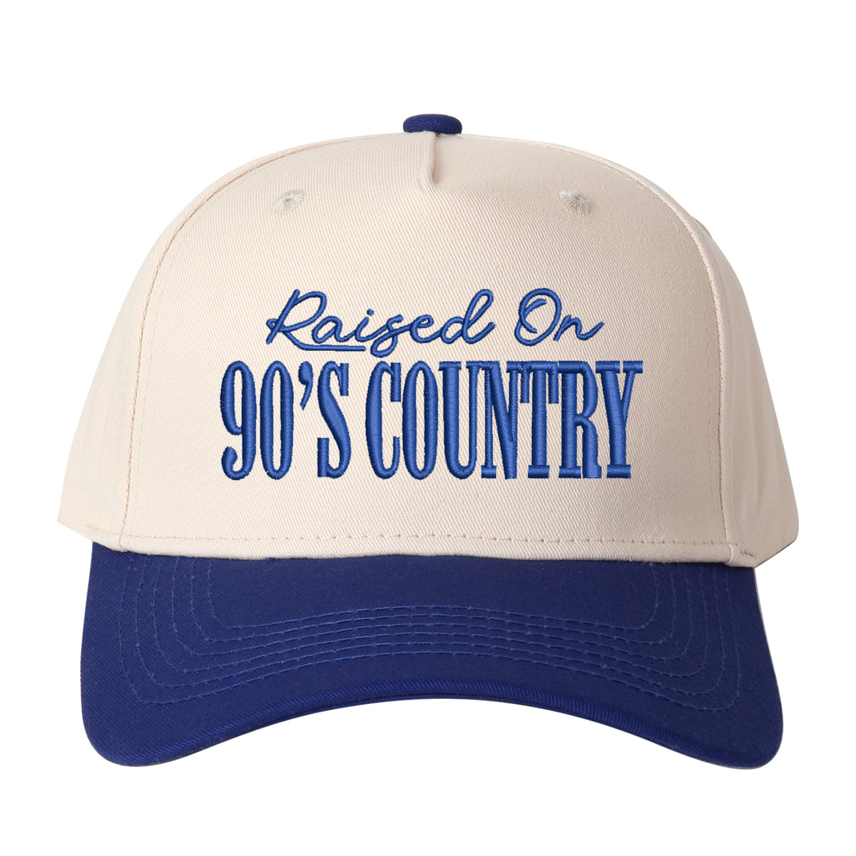Raised On 90's Country Embroidered Trucker Hat