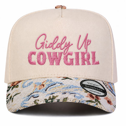 Giddy Up Cowgirl 5-Panel Trucker Hat