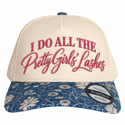 I Do All The Pretty Girls Lashes Lash-themed 5-Panel Trucker Hat