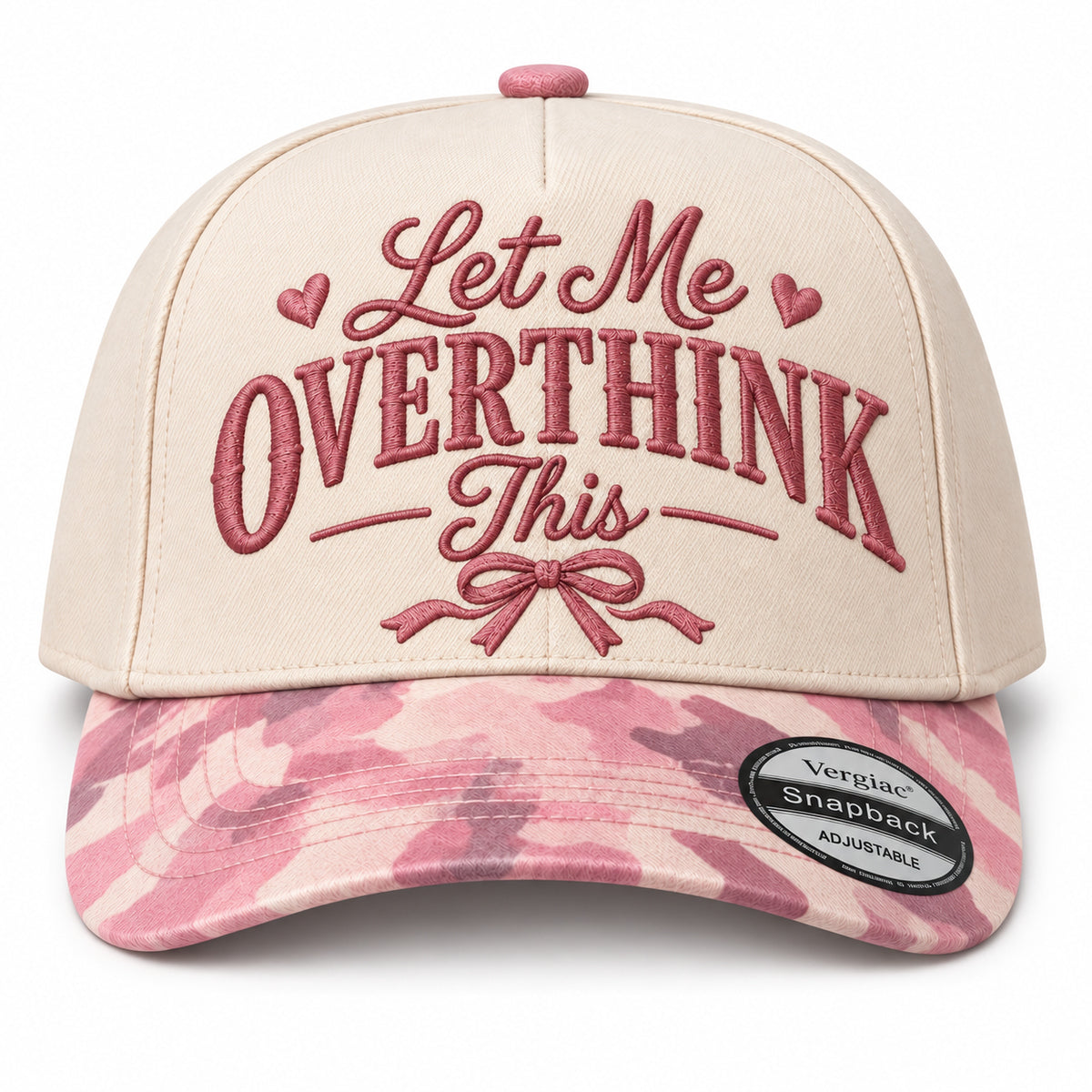 Let Me Overthink This Heart 5-Panel Trucker Hat