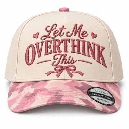 Let Me Overthink This Heart 5-Panel Trucker Hat