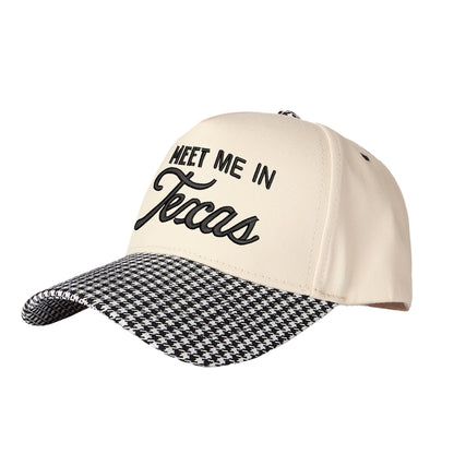 Meet Me In Texas Embroidered Trucker Hat