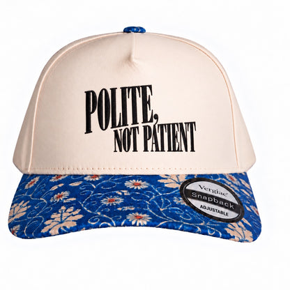 Polite, Not Patient 5-Panel Trucker Hat