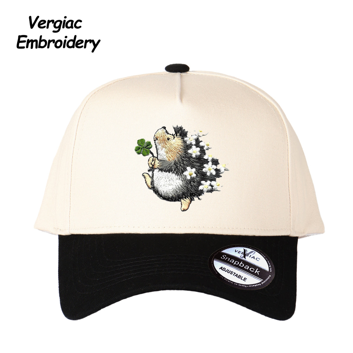 Hedgehog Embroidered Trucker Hat