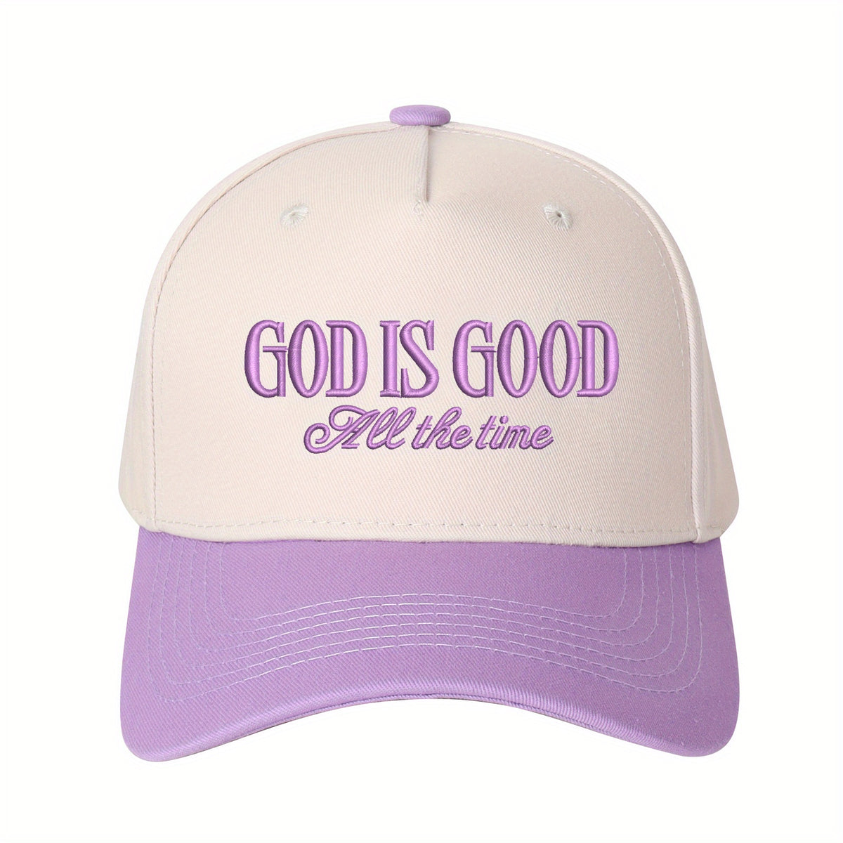 God Is Good All the Time Embroidered Trucker Hat