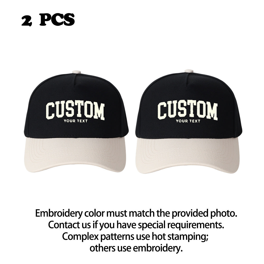 Custom Embroidered Trucker Hats (2-Pack)