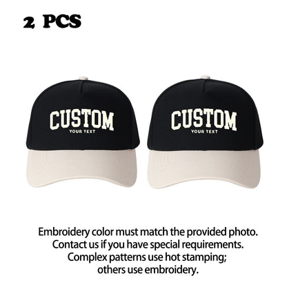 Custom Embroidered Trucker Hats (2-Pack)