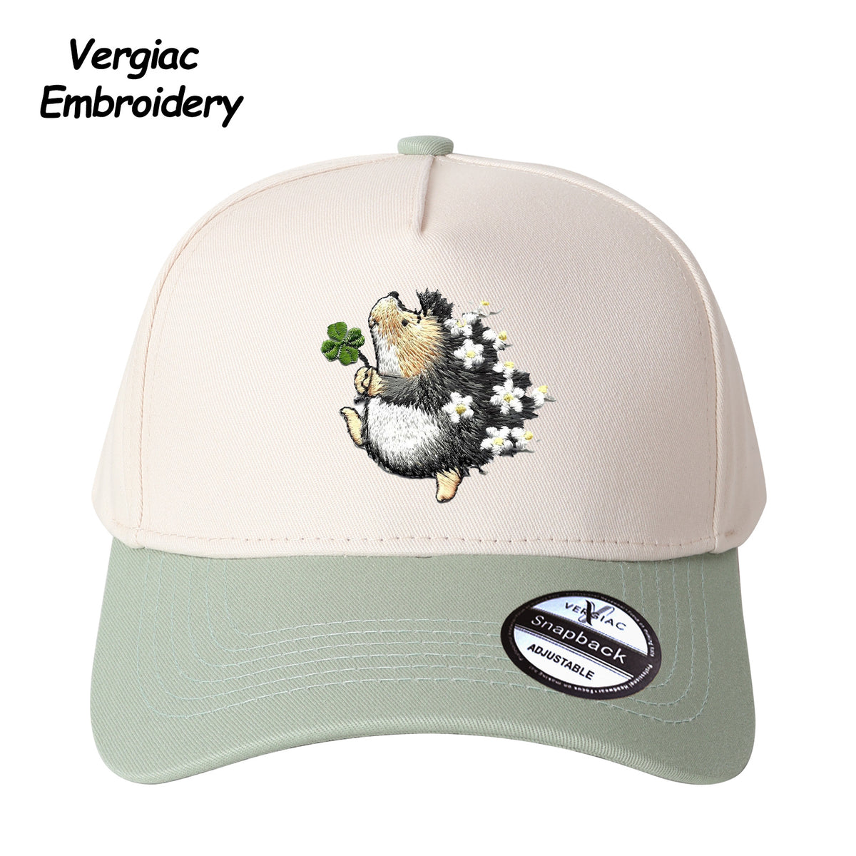 Hedgehog Embroidered Trucker Hat