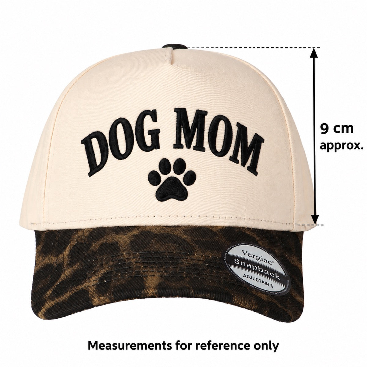 Dog Mom Paw Print 5-Panel Trucker Hat