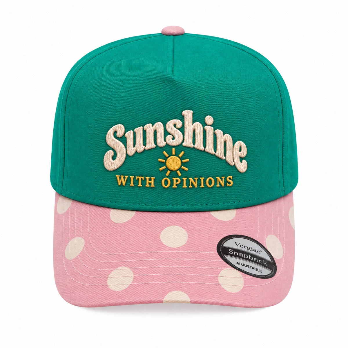 Sunshine With Opinions 5-Panel Trucker Hat