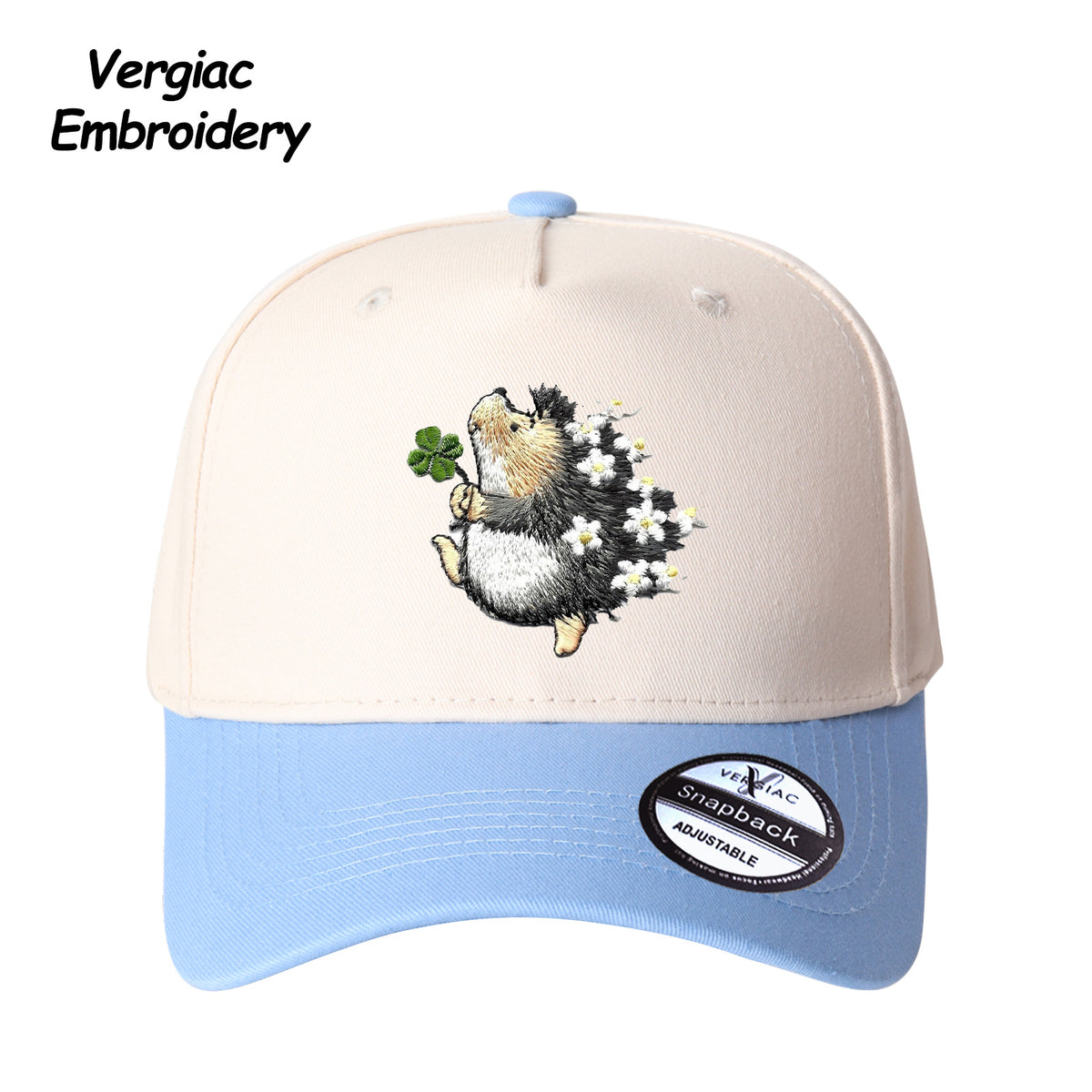 Hedgehog Embroidered Trucker Hat