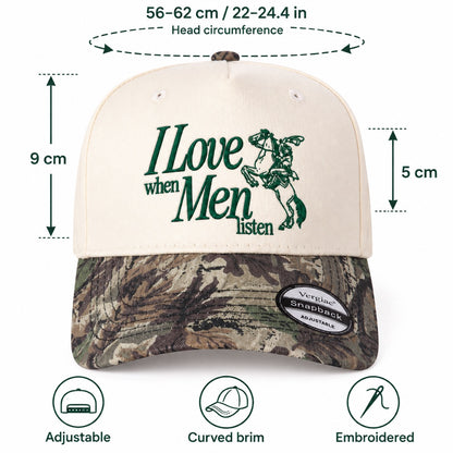 5-Panel Embroidered Cotton Trucker Hat with Printed Brim and Structured Front, Adjustable Unisex Baseball Cap, 1 Piece