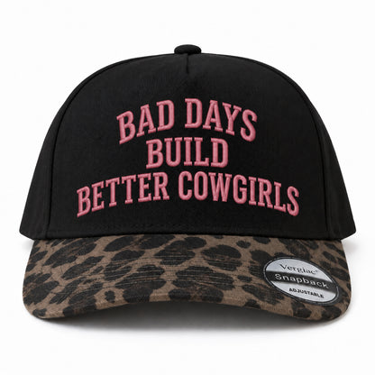 Bad Days Build Better Cowgirls Western Cowboy 5-Panel Trucker Hat