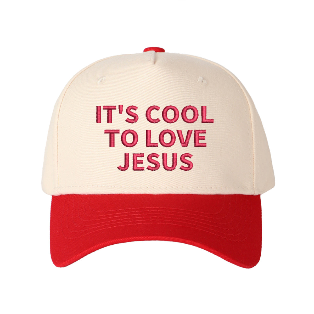 It's Cool To Love Jesus Embroidered Trucker Hat