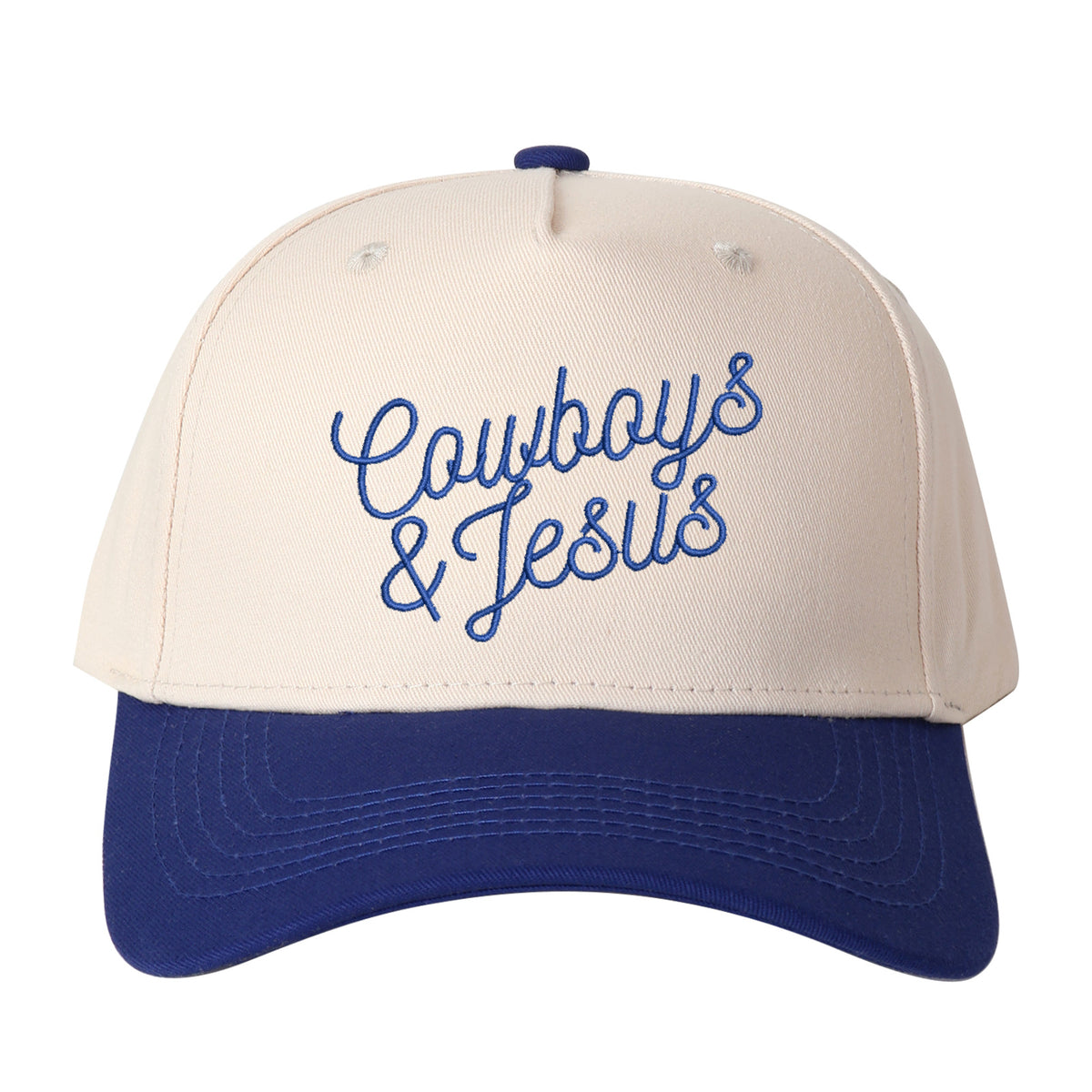 Cowboy & Jesus Embroidered Trucker Hat