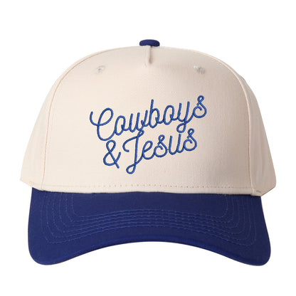 Cowboy & Jesus Embroidered Trucker Hat