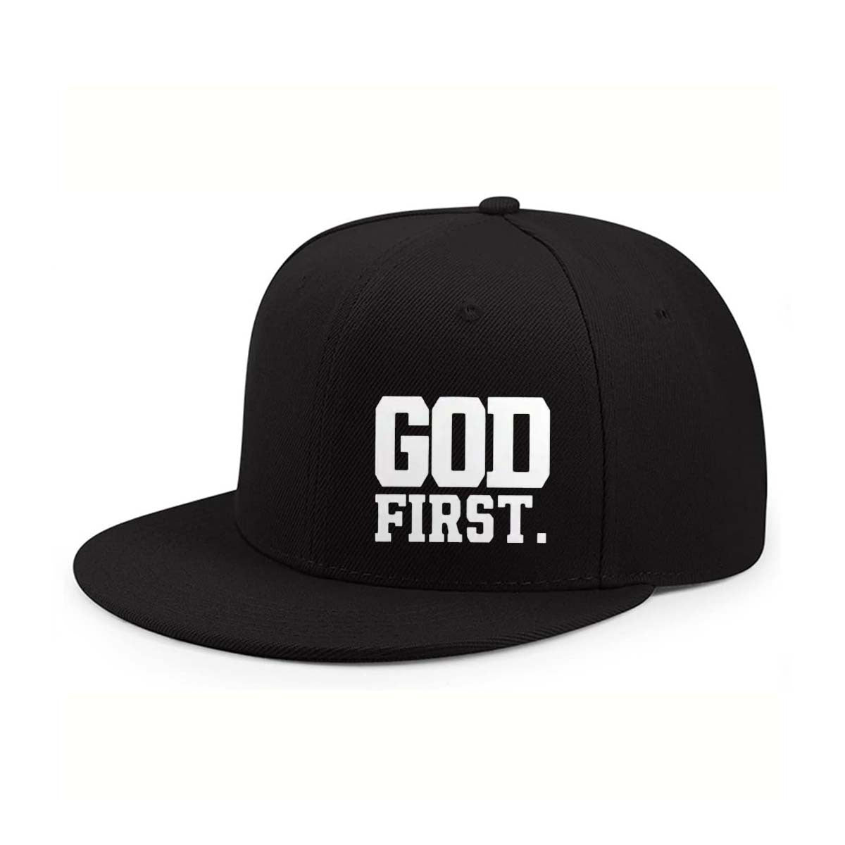 God First. Embroidered Trucker Hat
