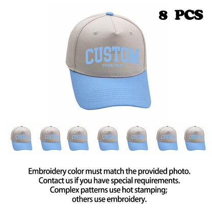 Custom Embroidered Trucker Hats (8-Pack)