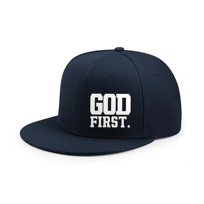 God First. Embroidered Trucker Hat