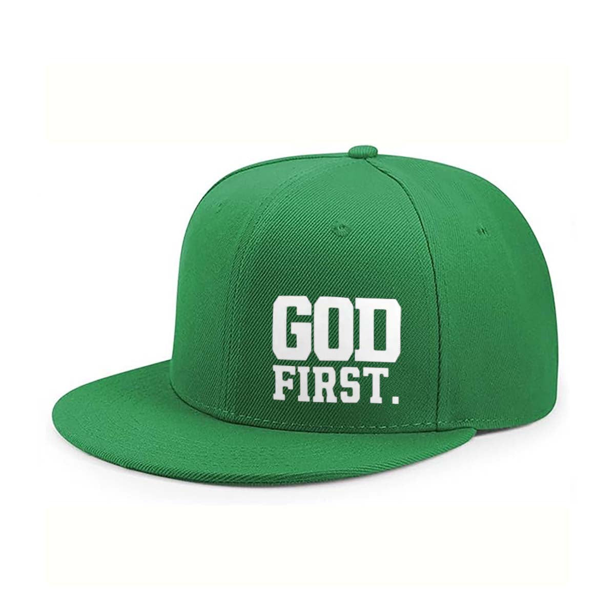 God First. Embroidered Trucker Hat