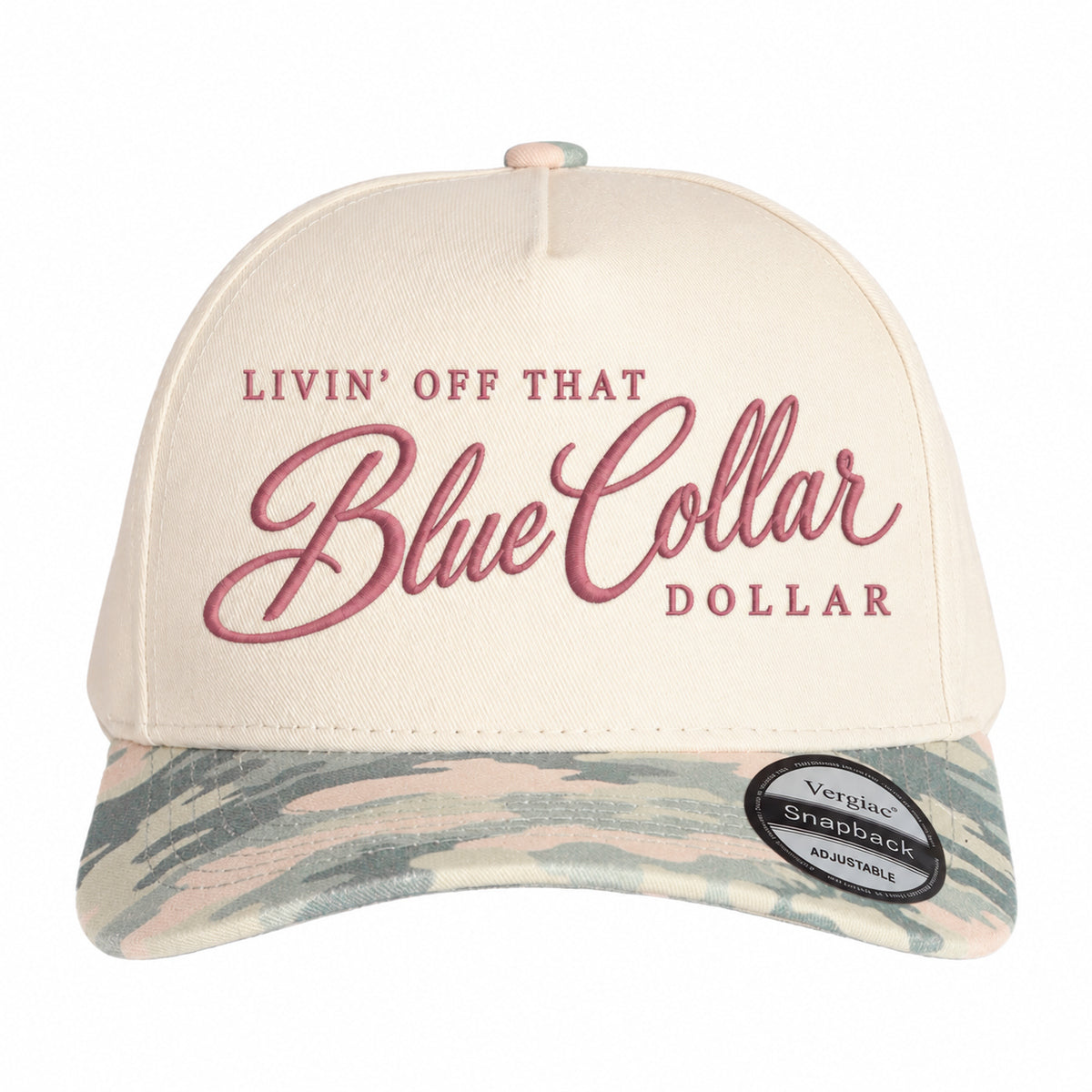Livin Off That Blue Collar Dollar 5-Panel Trucker Hat