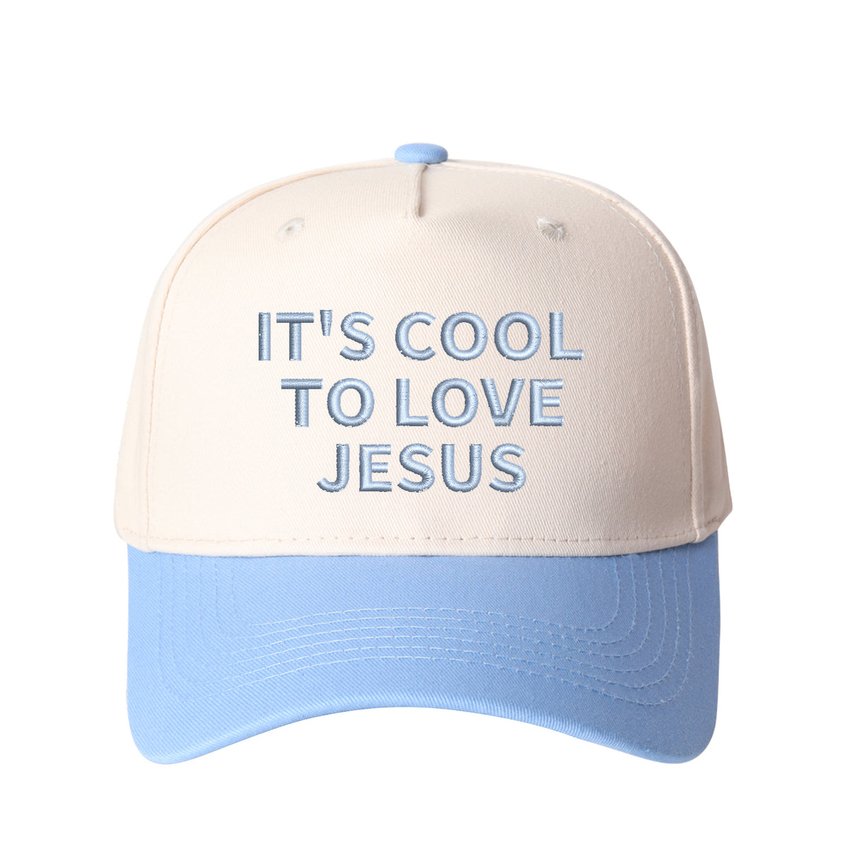 It's Cool To Love Jesus Embroidered Trucker Hat