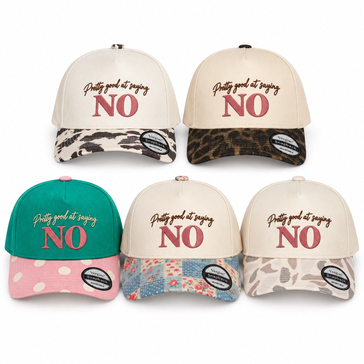 Pretty Good At Saying No 5-Panel Trucker Hat