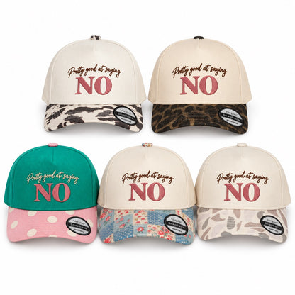 Pretty Good At Saying No 5-Panel Trucker Hat