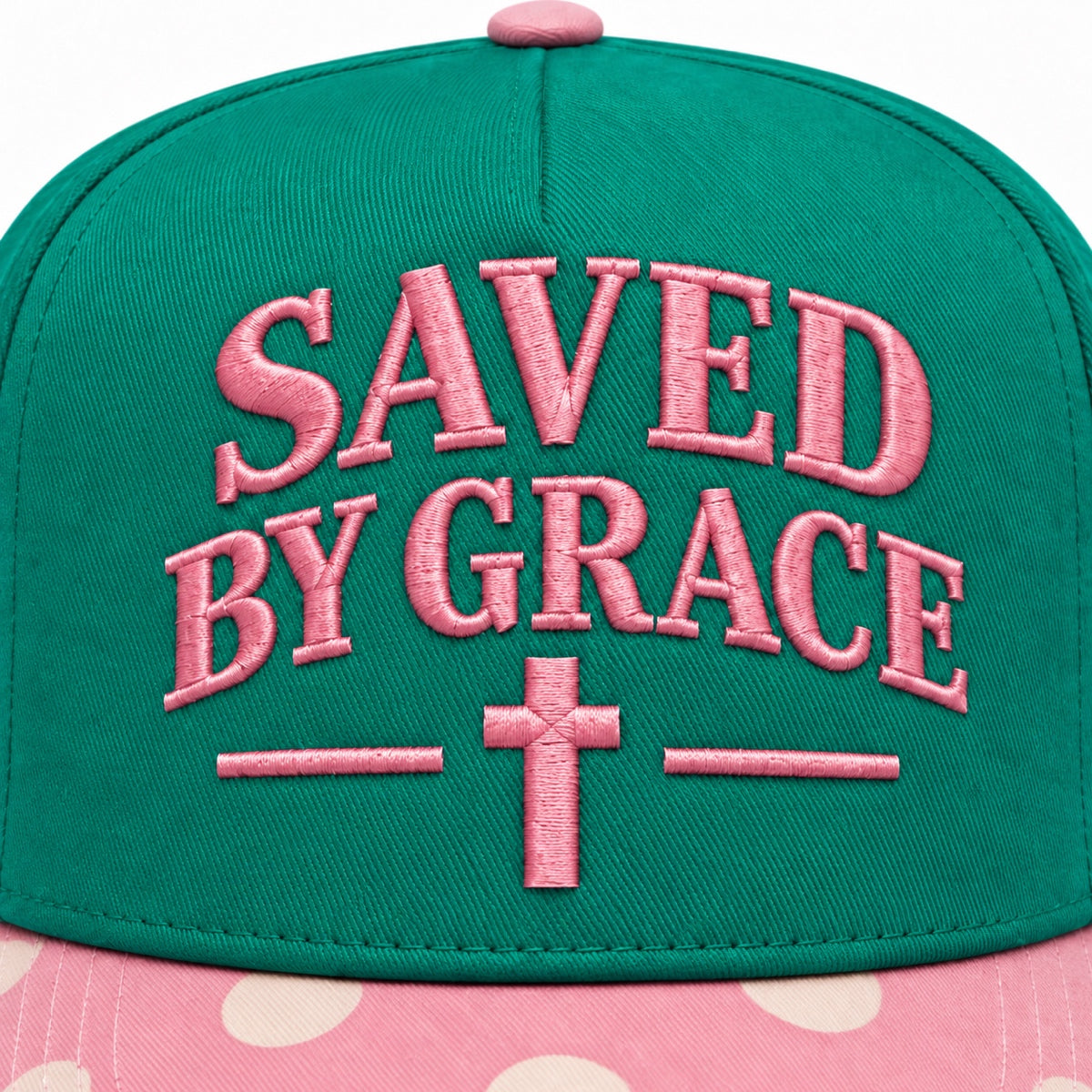 Saved By Grace 5-Panel Trucker Hat