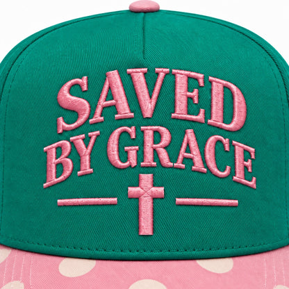 Saved By Grace 5-Panel Trucker Hat