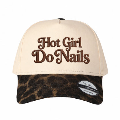 Hot Girl Do Nails Vintage 5-Panel Trucker Hat
