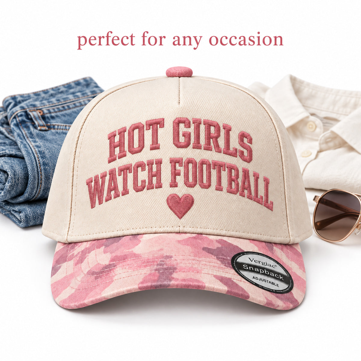 Hot Girls Watch Football 5-Panel Trucker Hat