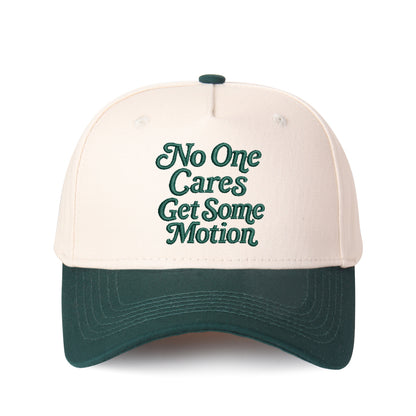 No One Cares Get Some Metion Embroidered Trucker Hat