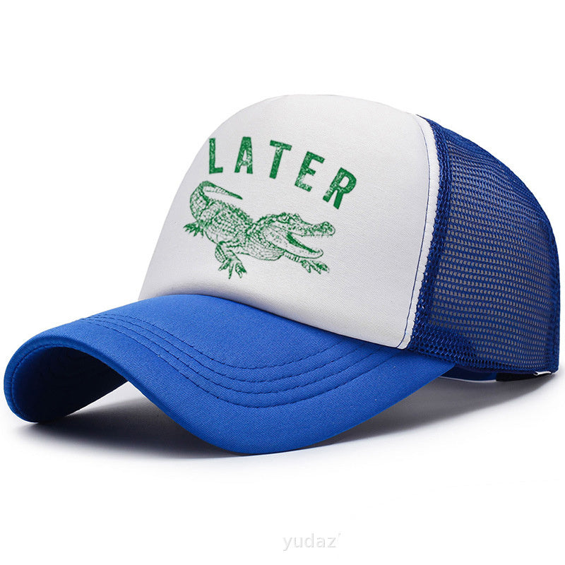 Later Alligator Embroidered Trucker Hat
