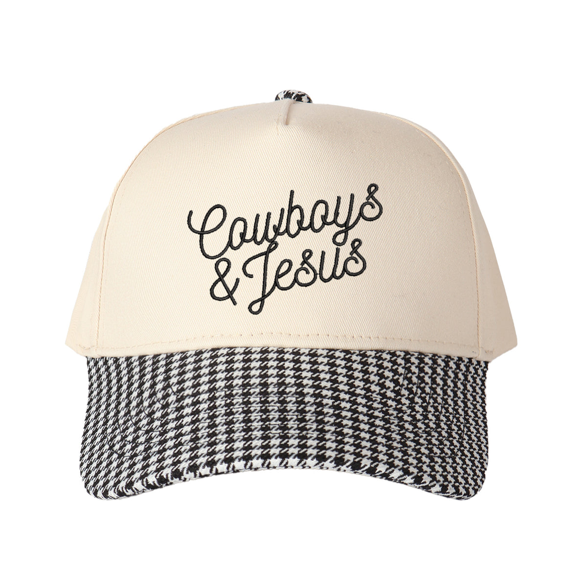 Cowboy & Jesus Embroidered Trucker Hat