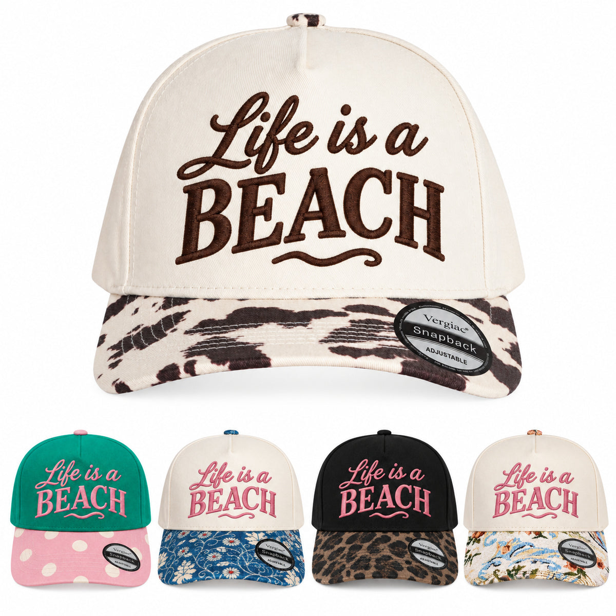 Life Is A Beach 5-Panel Trucker Hat