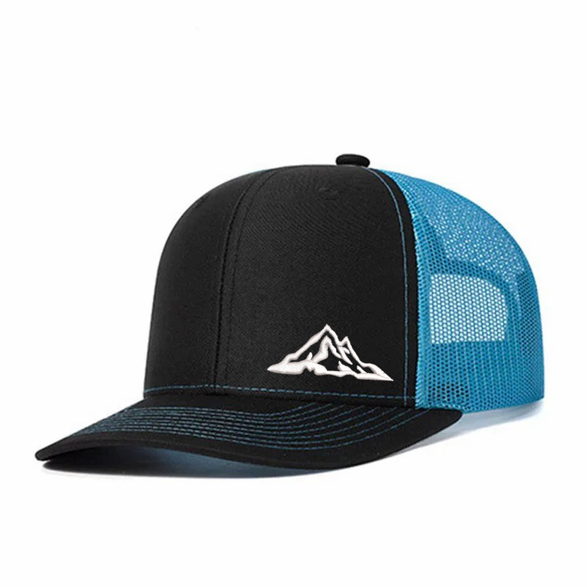 Snowy Mountain Embroidered Trucker Hat / Mesh Cap