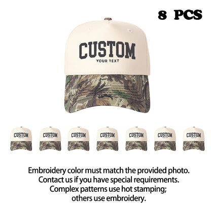 Custom Embroidered Trucker Hats (8-Pack)