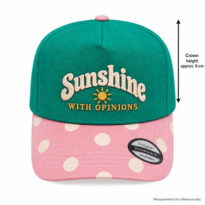 Sunshine With Opinions 5-Panel Trucker Hat